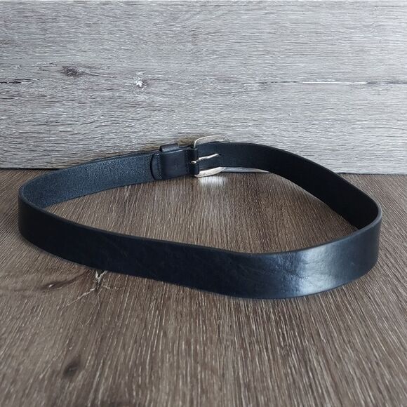 Fossil Black Leather Men's Belt Large - Picture 2 of 6